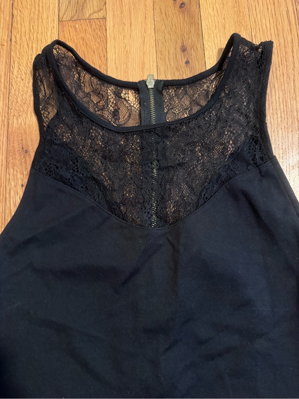 Express Black Lace Sleeveless Women's Top